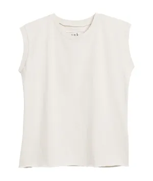 Aiden Muscle Tee- Vintage White