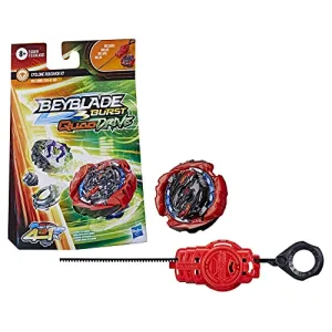 BEYBLADE Burst QuadDrive Cyclone Roktavor R7 - Stamina/Defense Type - Beyblade Spinning Top Starter Pack Toy, Beyblade Battling Game Top Toy with Launcher for kids Ages 8 , Original Beyblade By Hasbro