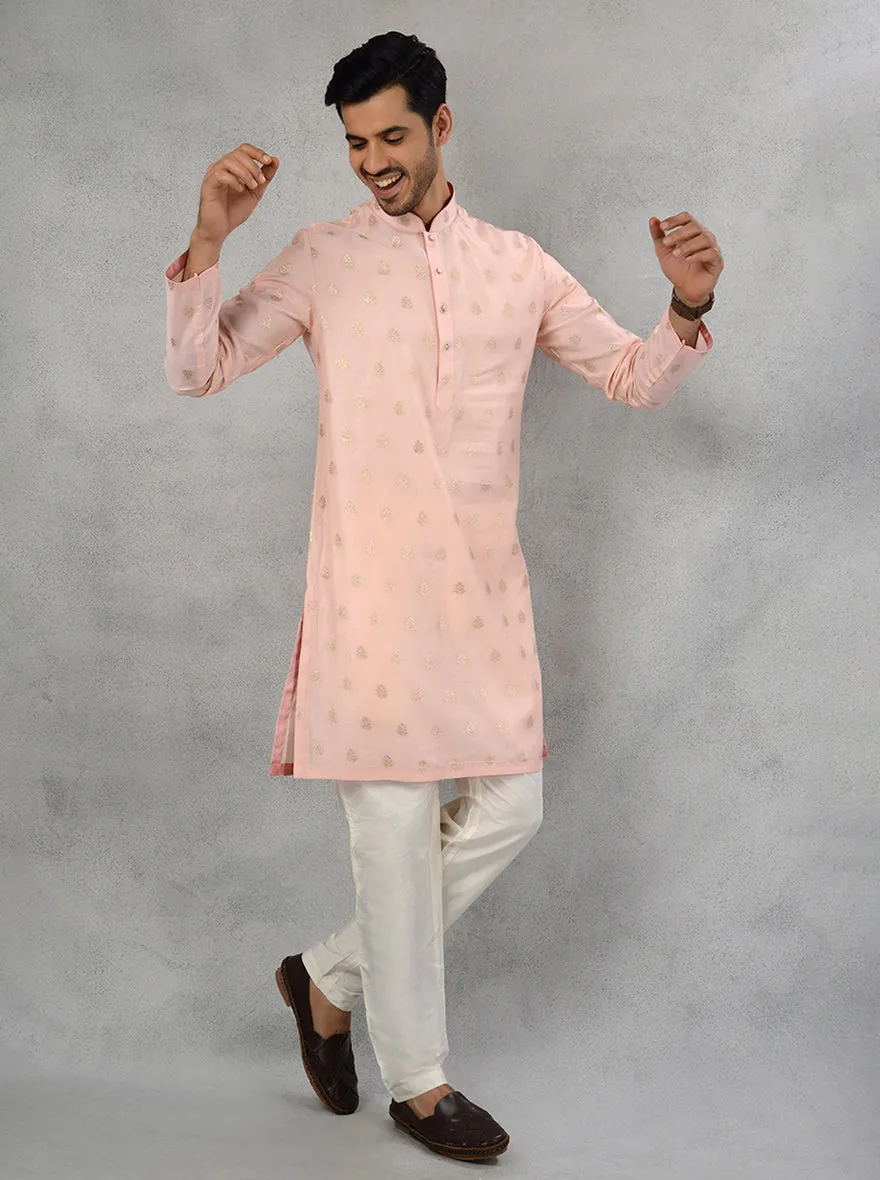 Blush Pink Kurta Pajama | Azania