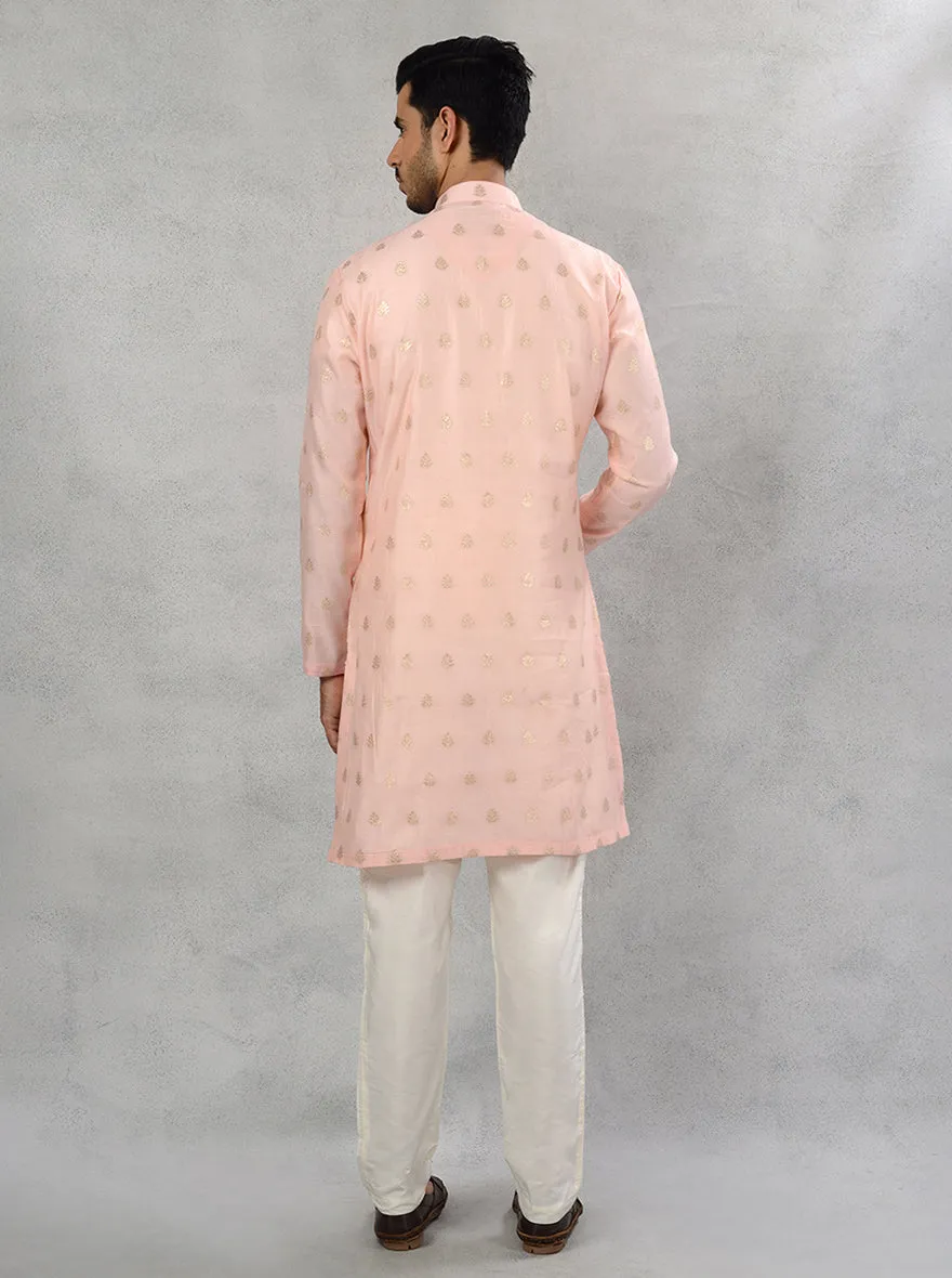 Blush Pink Kurta Pajama | Azania