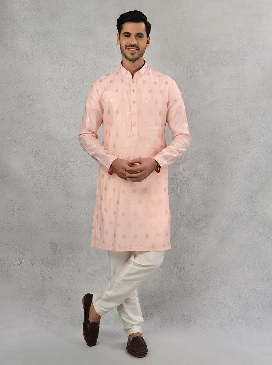 Blush Pink Kurta Pajama | Azania