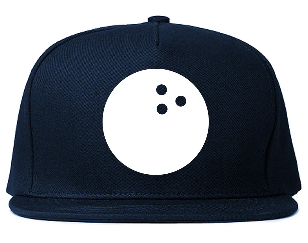 Bowling Ball Chest Mens Snapback Hat