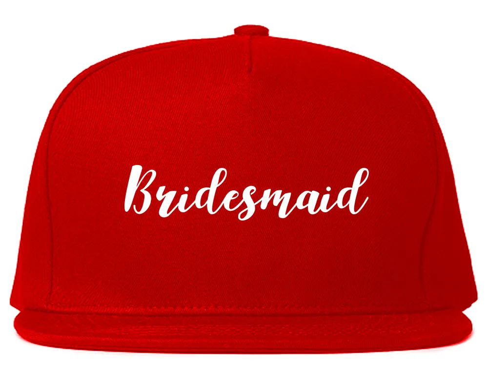 Bridesmaid Bachlorette Party Mens Snapback Hat