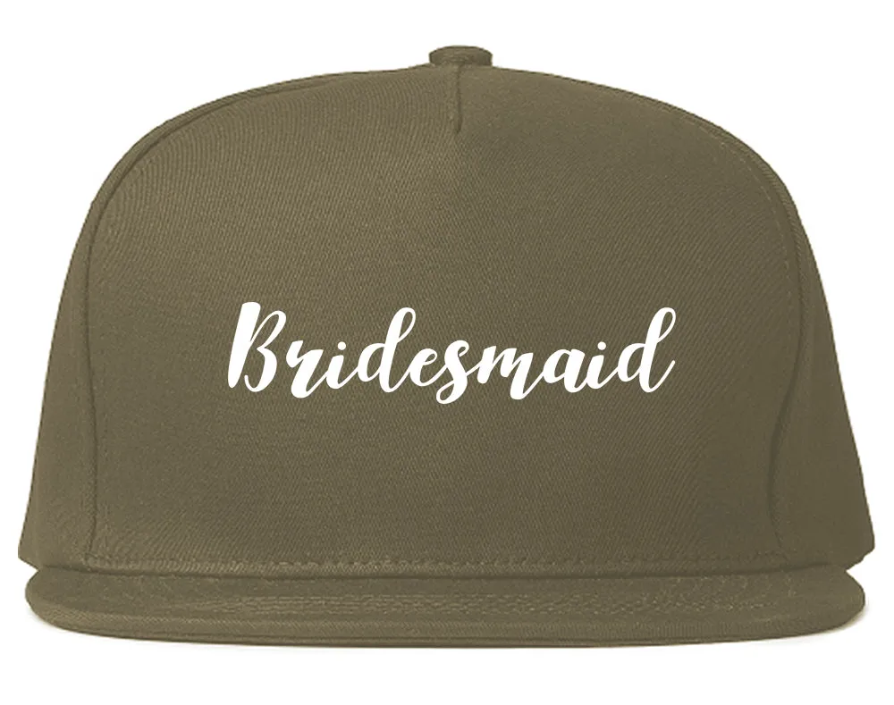 Bridesmaid Bachlorette Party Mens Snapback Hat