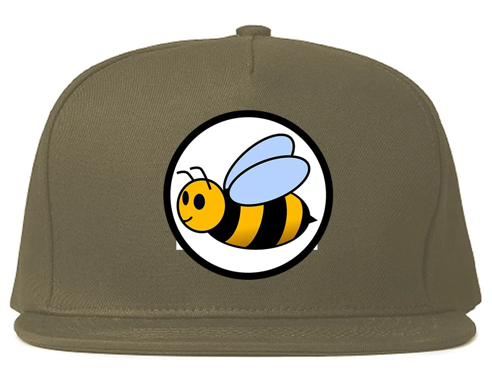 Bumble Bee Chest Mens Snapback Hat