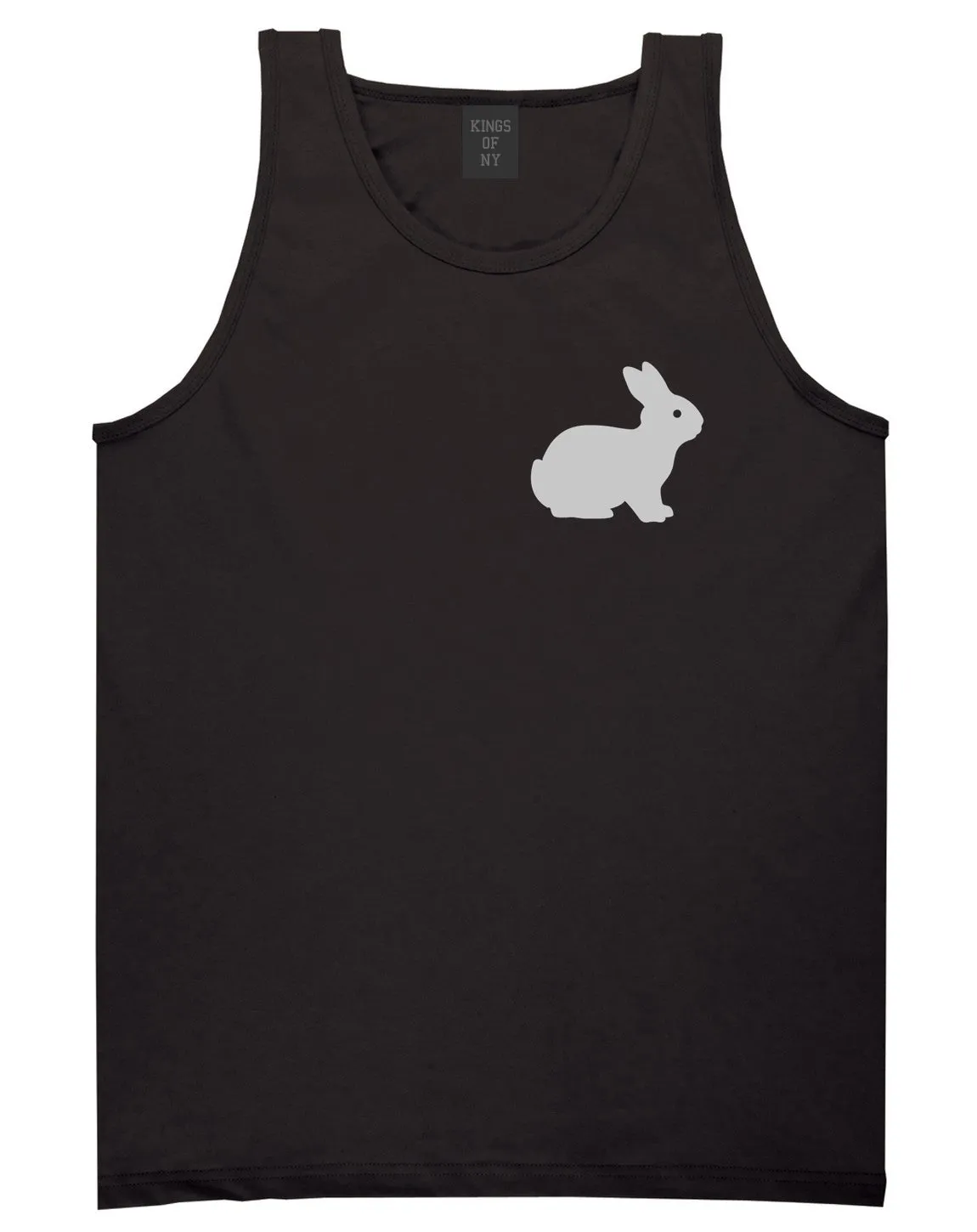 Bunny Rabbit Easter Chest Mens Tank Top Shirt