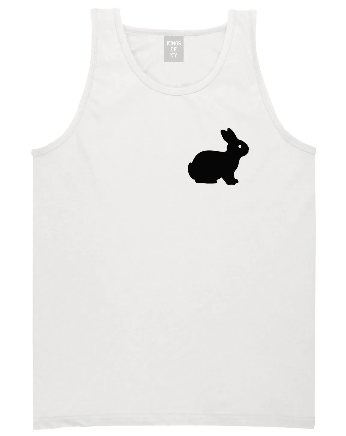 Bunny Rabbit Easter Chest Mens Tank Top Shirt