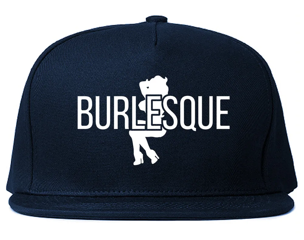 Burlesque Girl Mens Snapback Hat