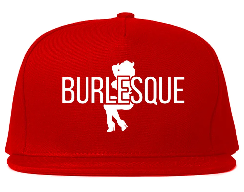 Burlesque Girl Mens Snapback Hat