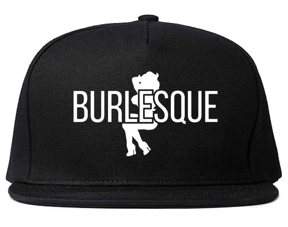 Burlesque Girl Mens Snapback Hat