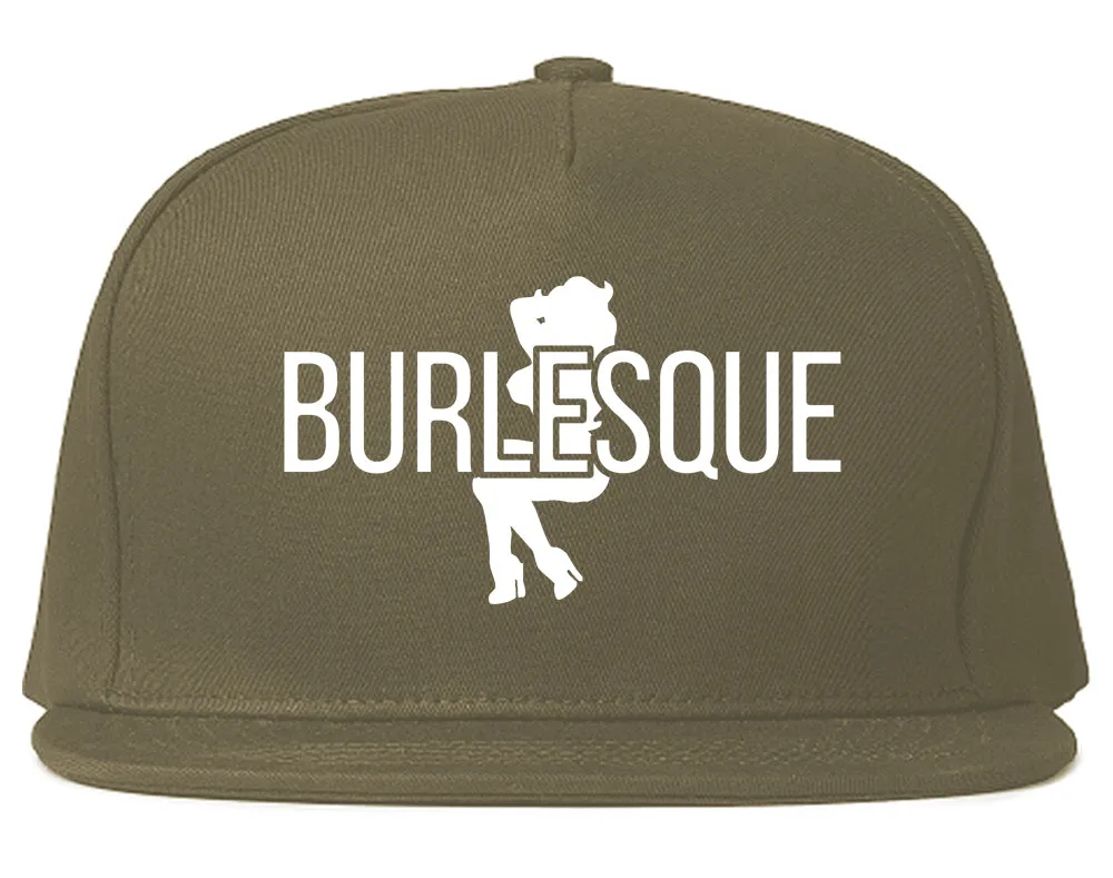 Burlesque Girl Mens Snapback Hat