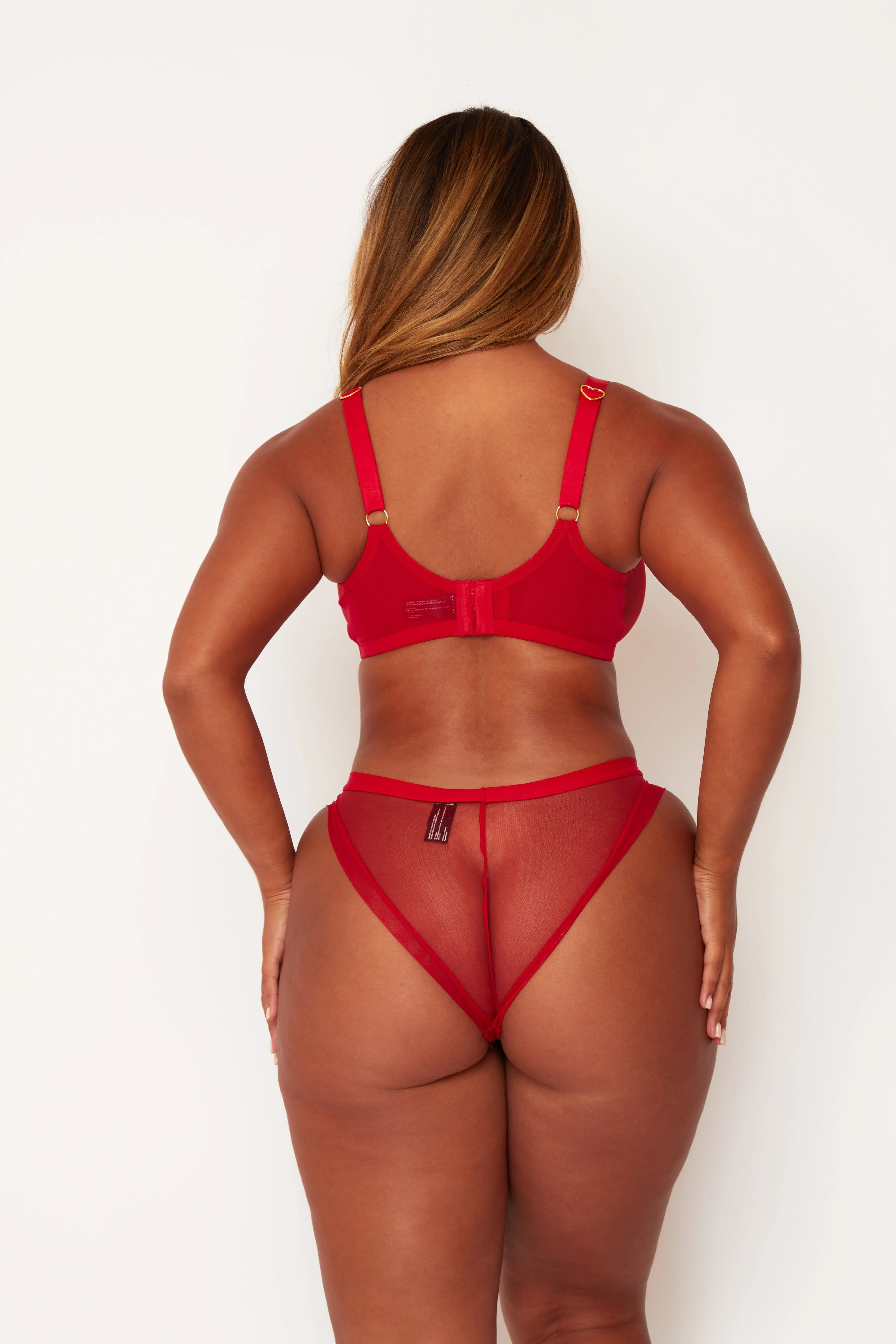 Carina Red Brazilian Brief