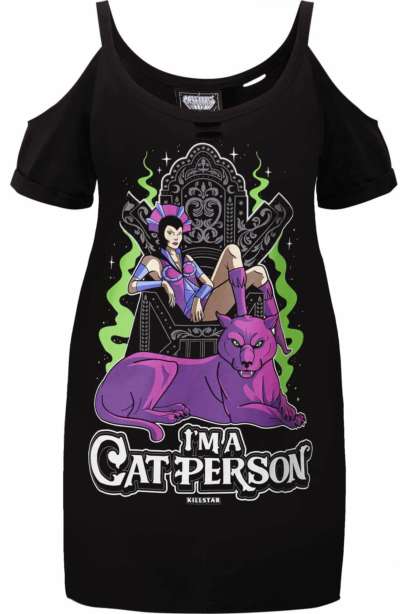 Cat Person Distress Top [PLUS]