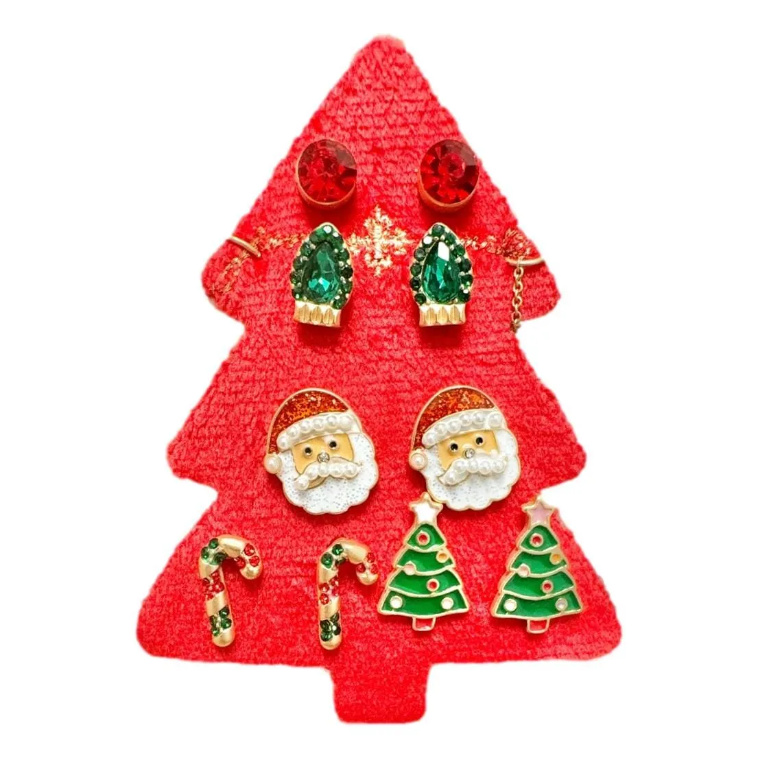 Christmas Tree Earring Stud Sets