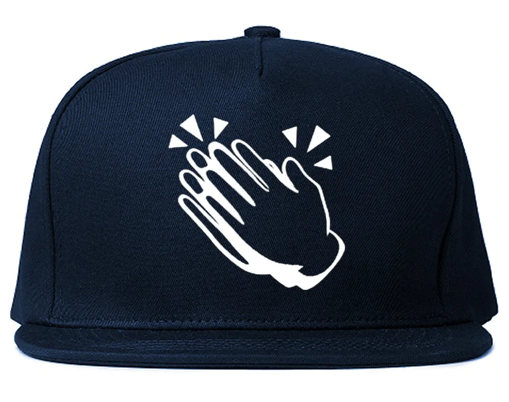 Clapping Hands Chest Mens Snapback Hat