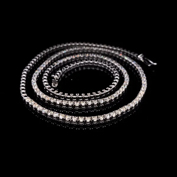 Classic Diamond Tennis Necklace  - 3 Carats