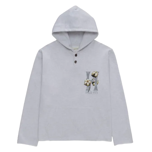 COTTON H HOODIE HTG230162-ASHHEATHER