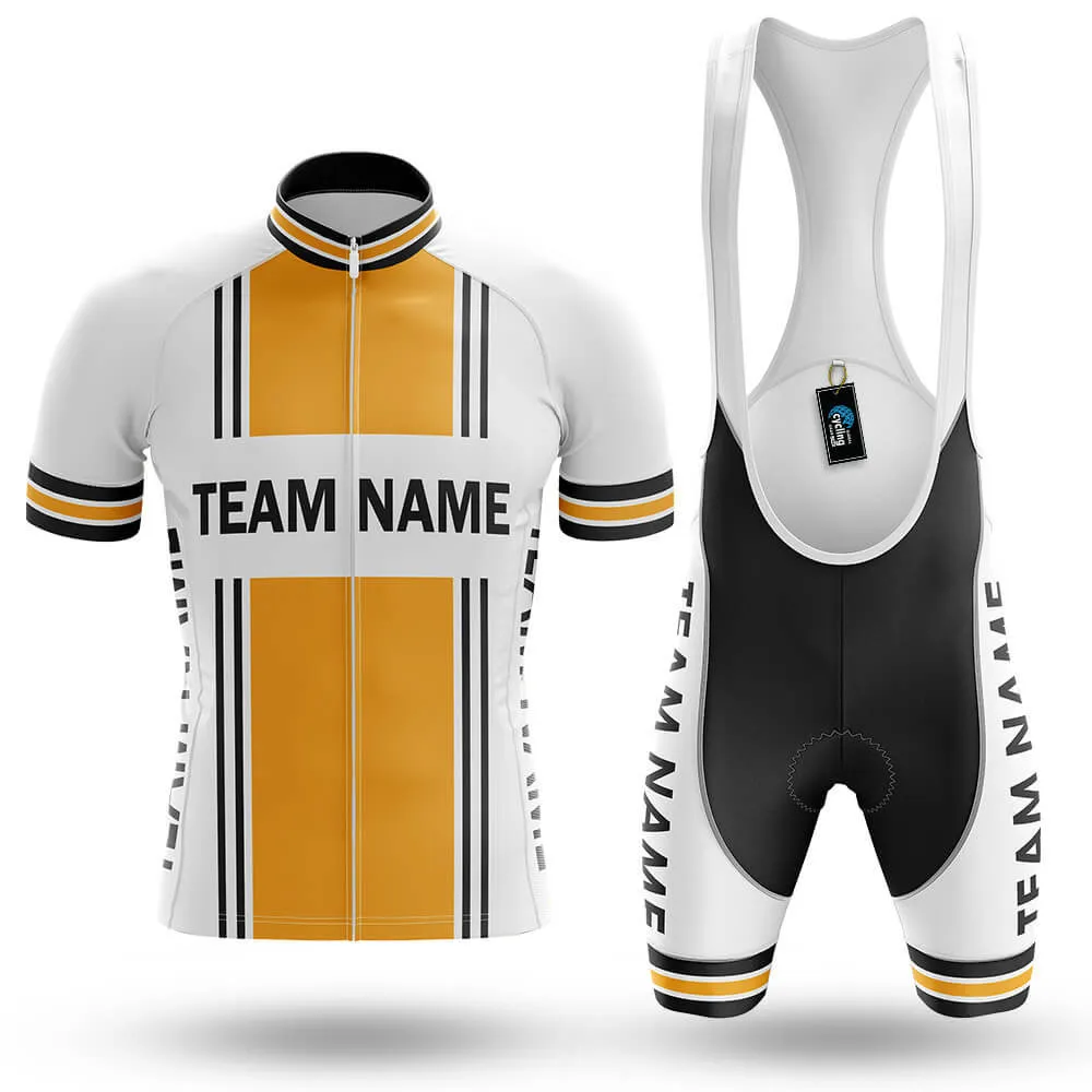 Custom Team Name M4 Yellow - Men's Cycling Kit