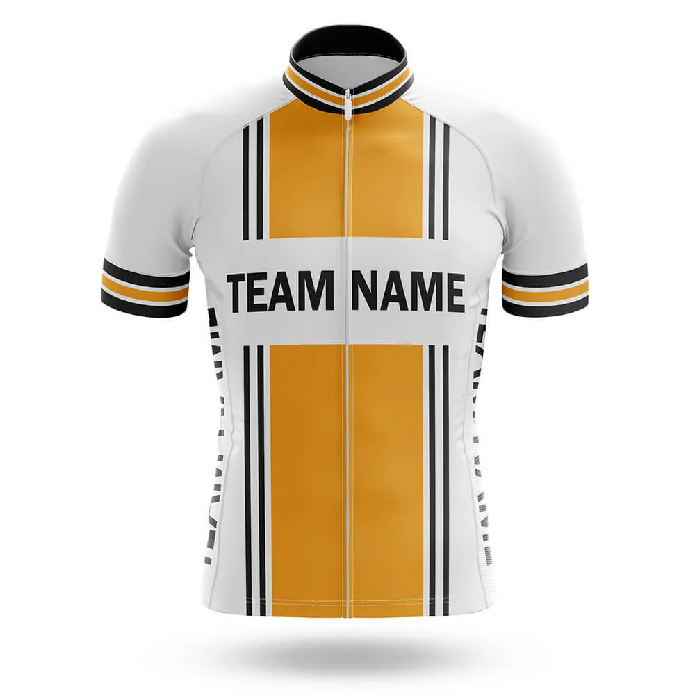 Custom Team Name M4 Yellow - Men's Cycling Kit