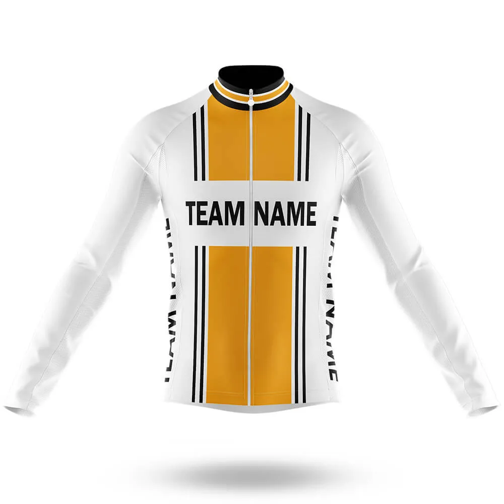 Custom Team Name M4 Yellow - Men's Cycling Kit