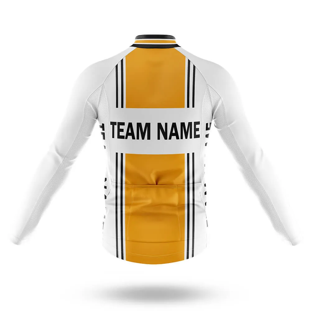 Custom Team Name M4 Yellow - Men's Cycling Kit