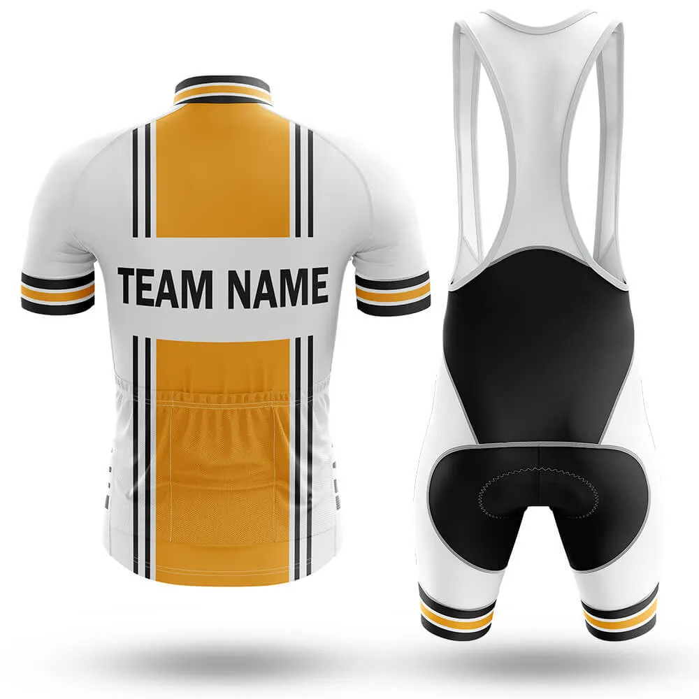 Custom Team Name M4 Yellow - Men's Cycling Kit