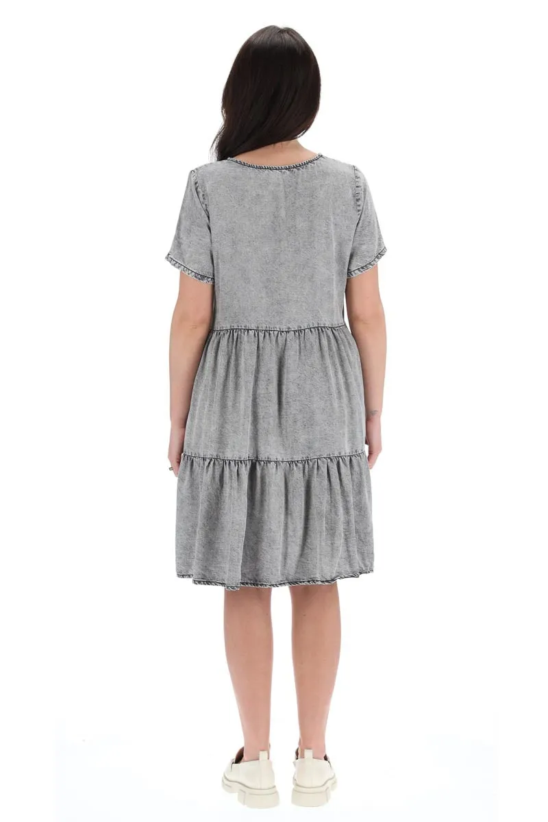 Dawn Dress - Black Wash