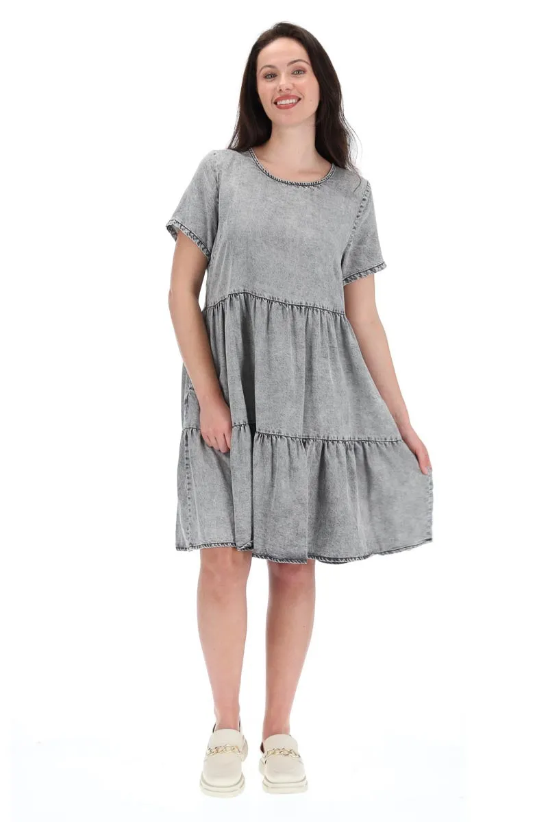 Dawn Dress - Black Wash