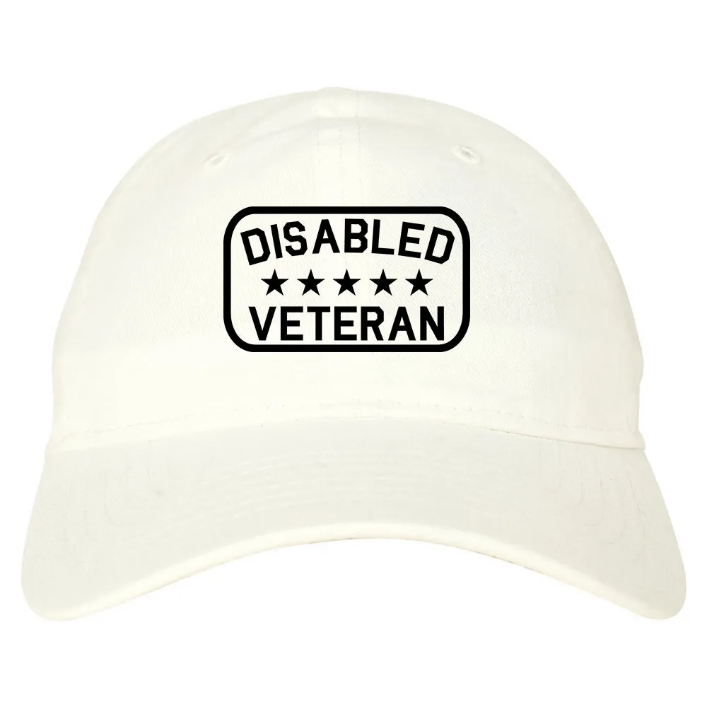 Disabled Veteran Army Mens Dad Hat Baseball Cap