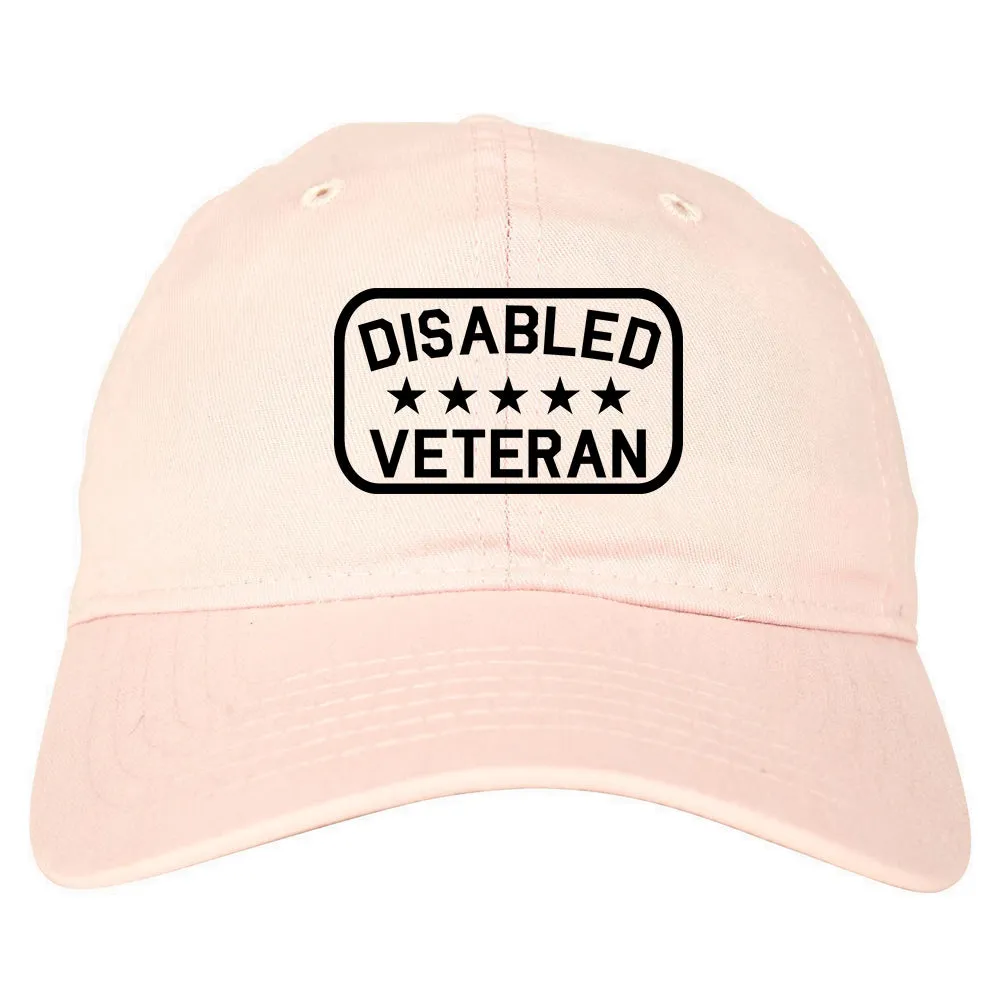 Disabled Veteran Army Mens Dad Hat Baseball Cap