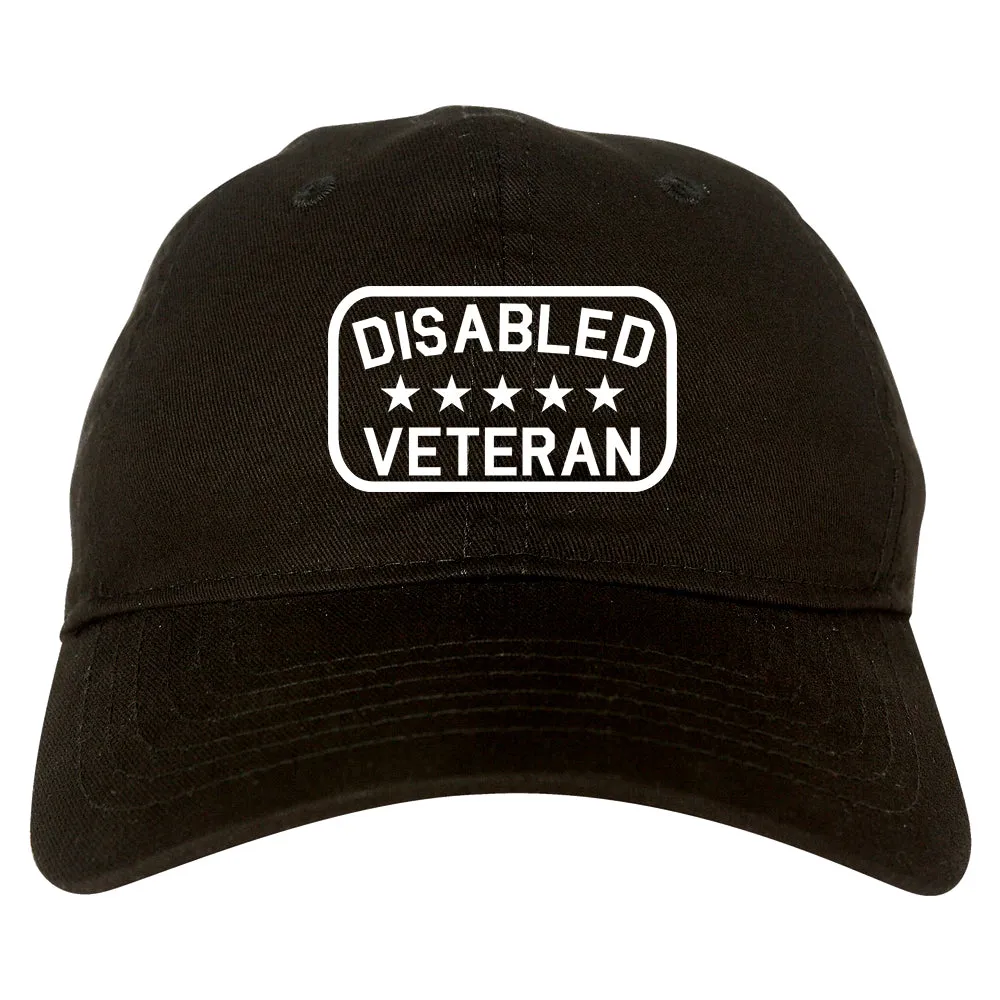 Disabled Veteran Army Mens Dad Hat Baseball Cap