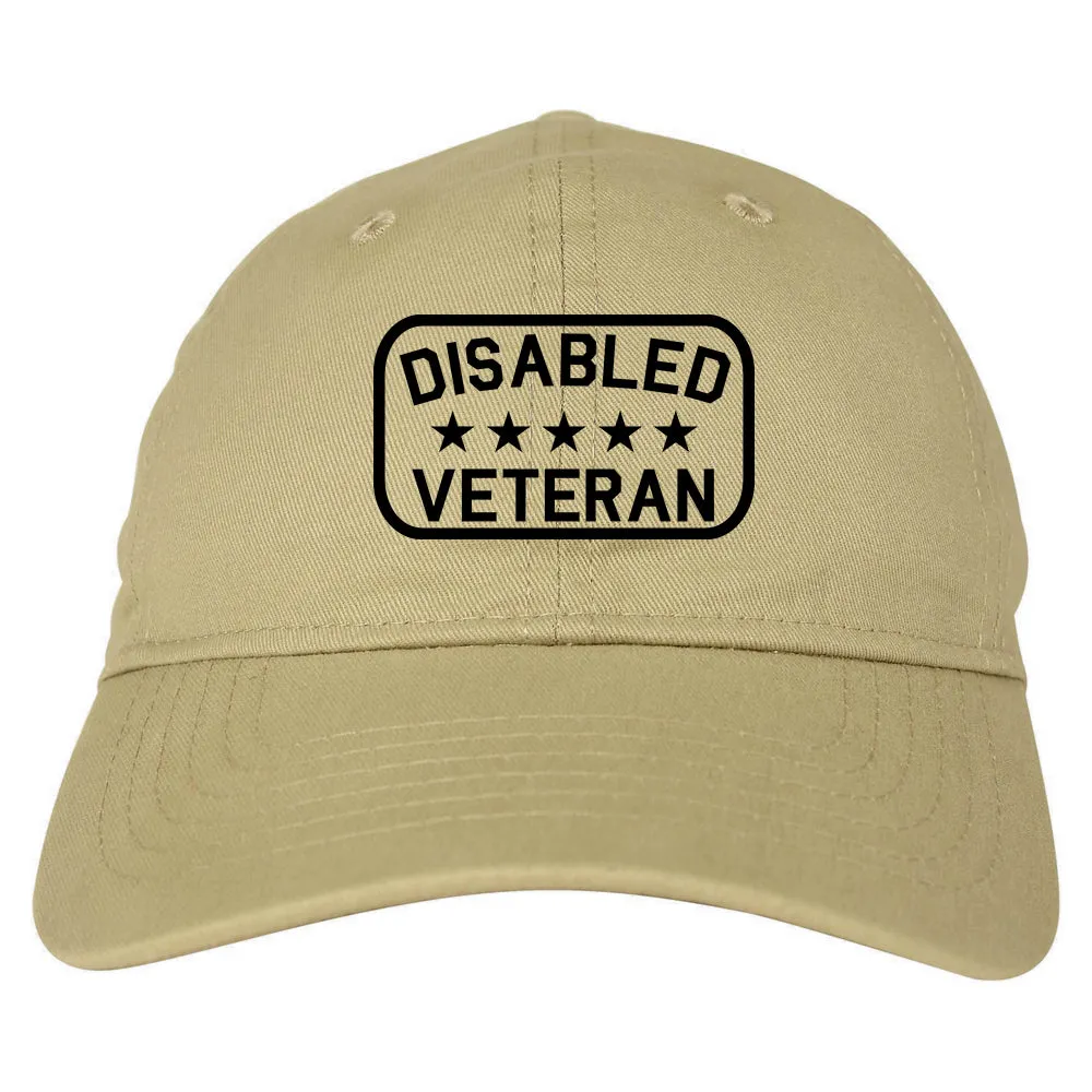 Disabled Veteran Army Mens Dad Hat Baseball Cap