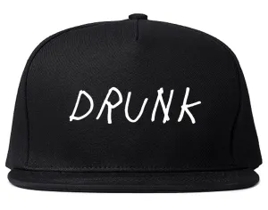 Drunk Mens Snapback Hat