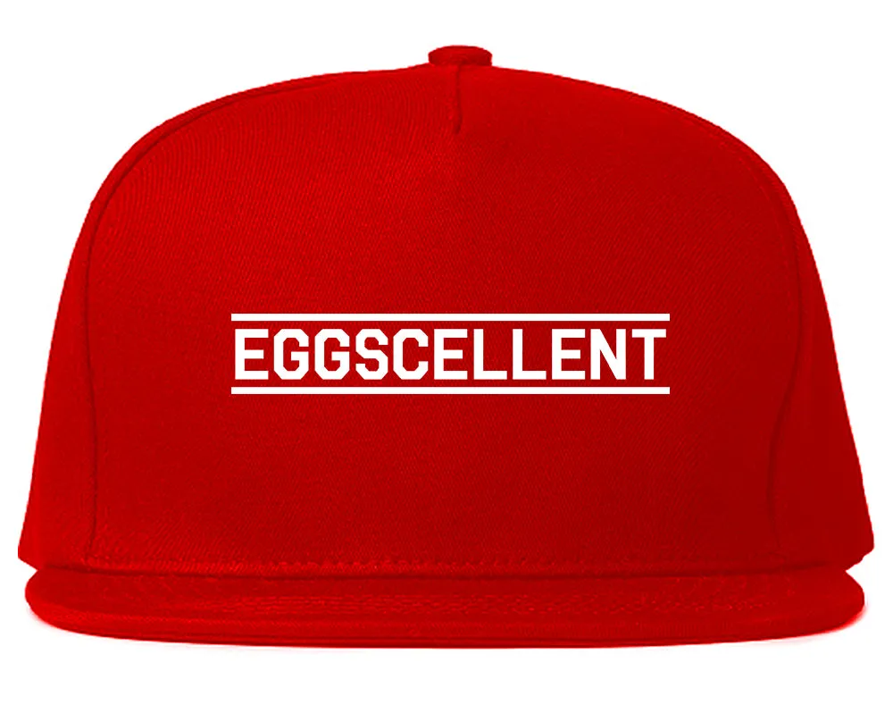 Eggscellent Funny Mens Snapback Hat