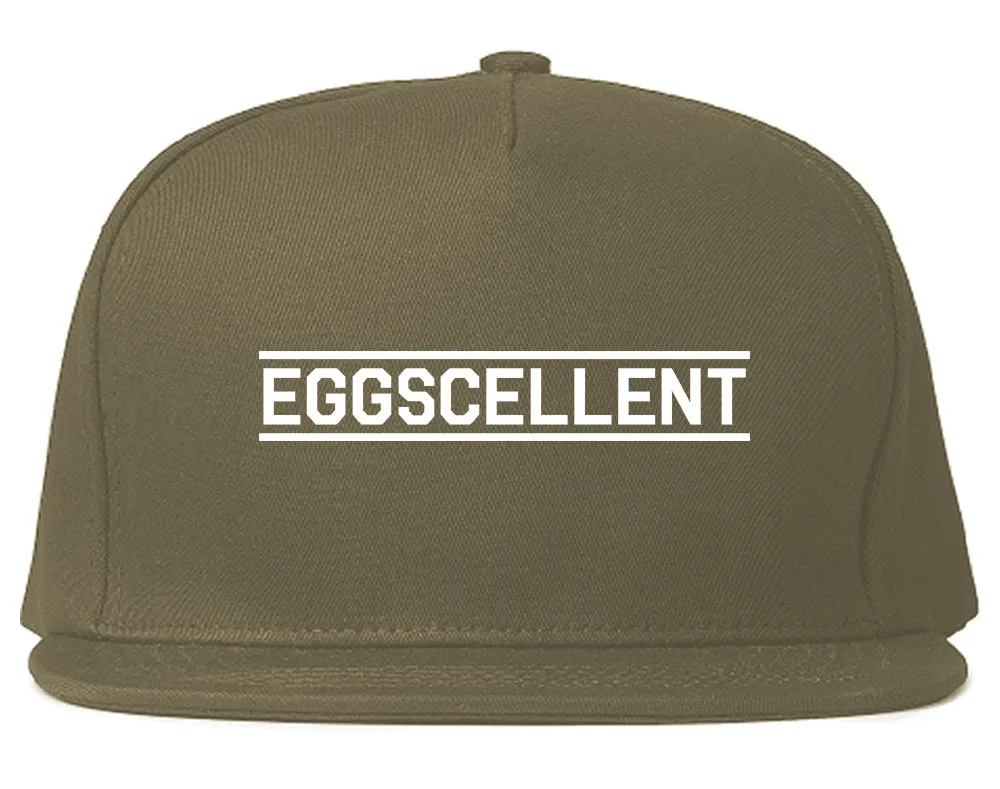 Eggscellent Funny Mens Snapback Hat