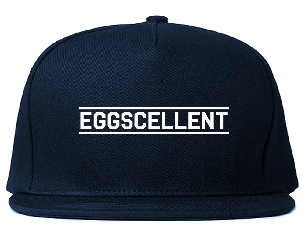 Eggscellent Funny Mens Snapback Hat