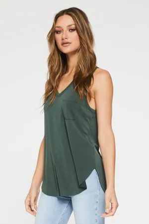 ESTHER POCKET TANK EMERALD