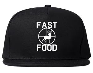 Fast Food Deer Hunting Mens Snapback Hat