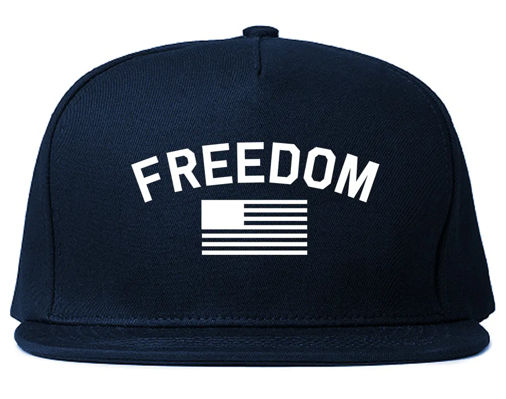 Freedom Flag Mens Snapback Hat