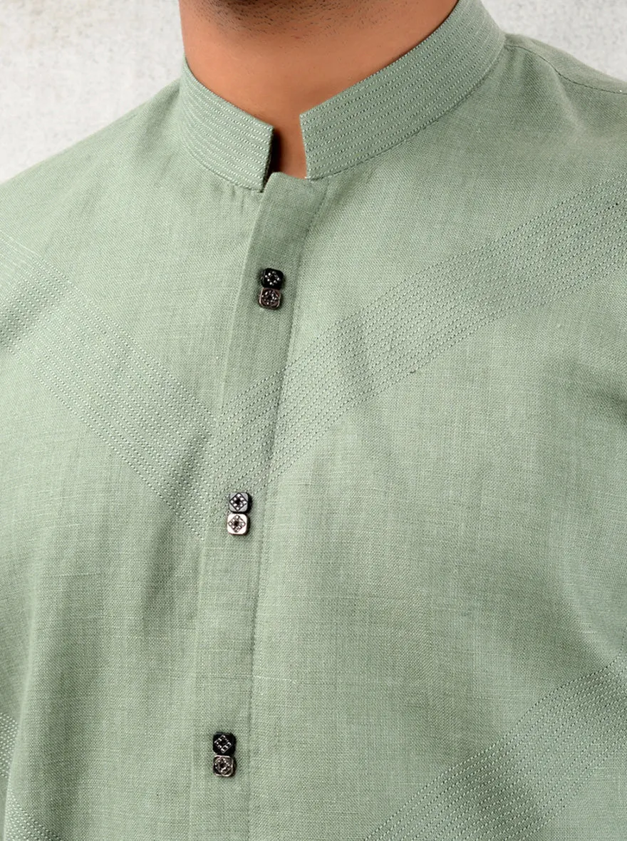 Green  Kurta Pajama | TULA