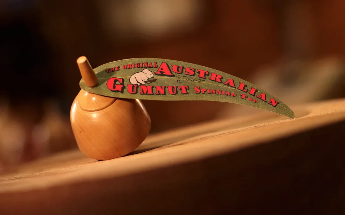 Gumnut Wooden Spinning Tops