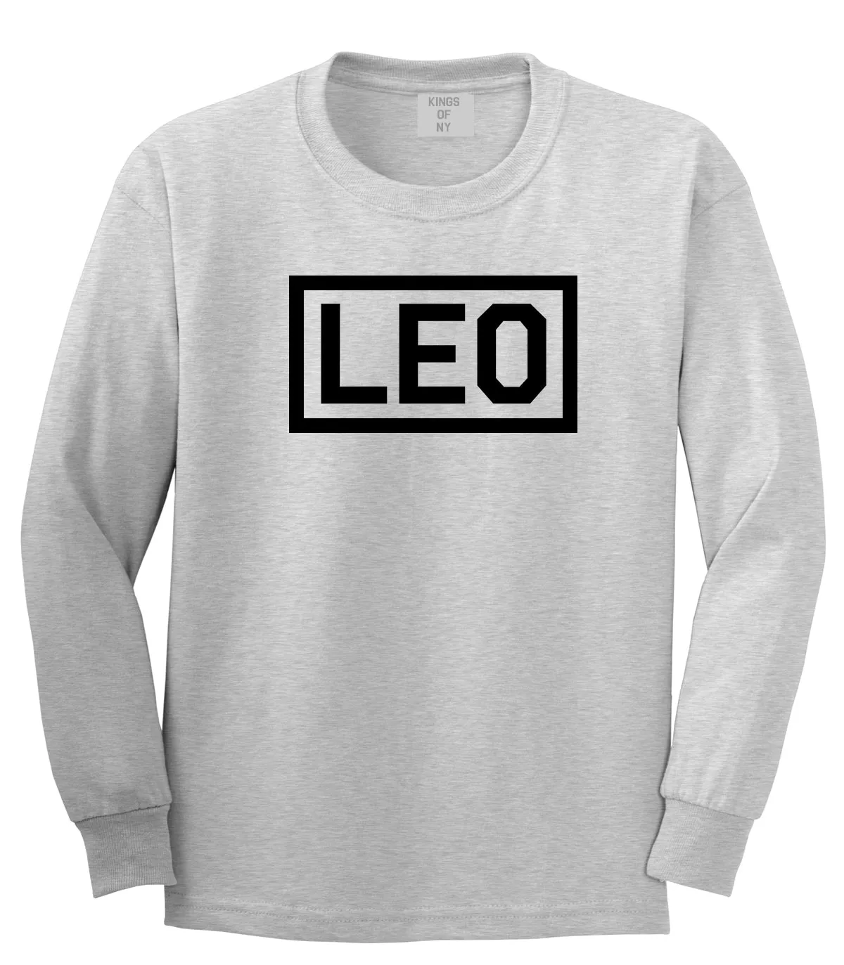 Leo Horoscope Sign Mens Long Sleeve T-Shirt