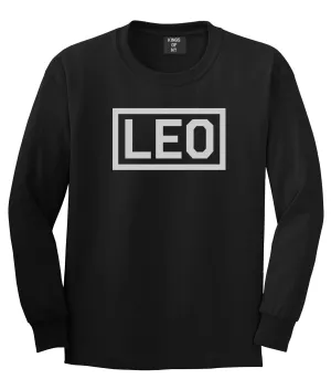 Leo Horoscope Sign Mens Long Sleeve T-Shirt