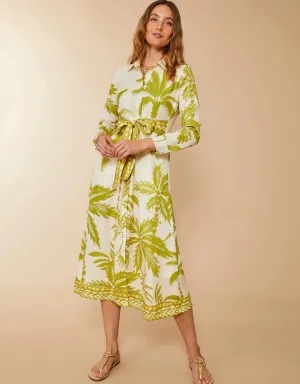 Marianne Shirt Dress -  Southern Resort Palms