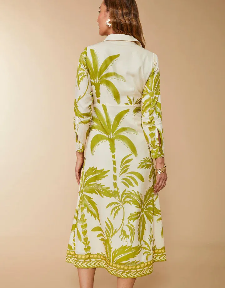 Marianne Shirt Dress -  Southern Resort Palms