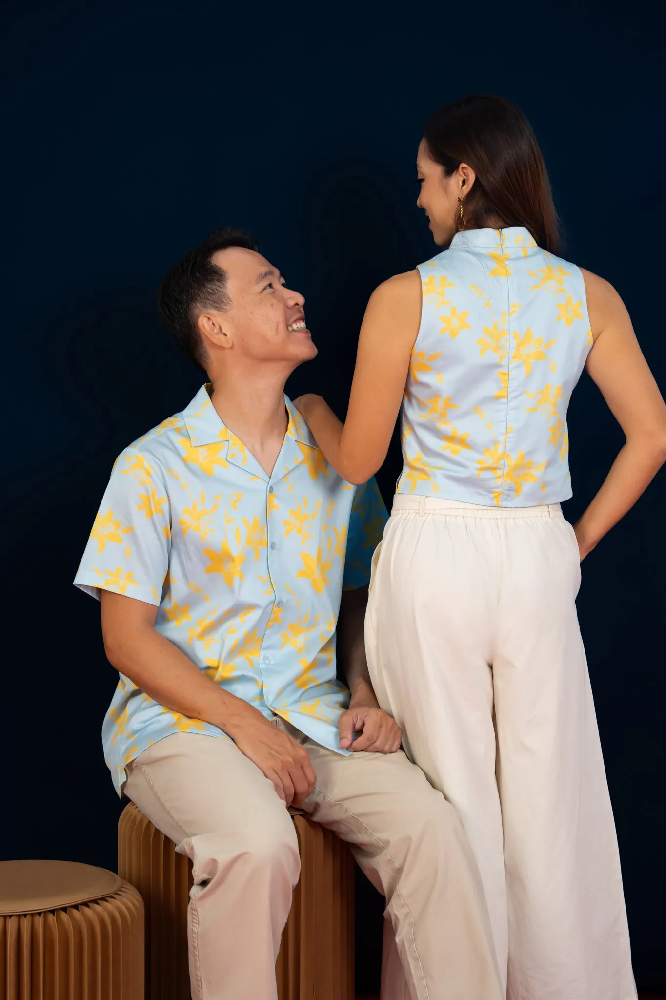 Men's Hawaiian Shirt - Lily Valley