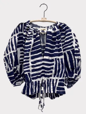 MIA BLOCK STRIPE - NAVY