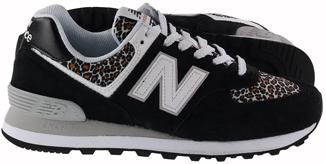 New Balance Trainers Womens 574 Black Beige