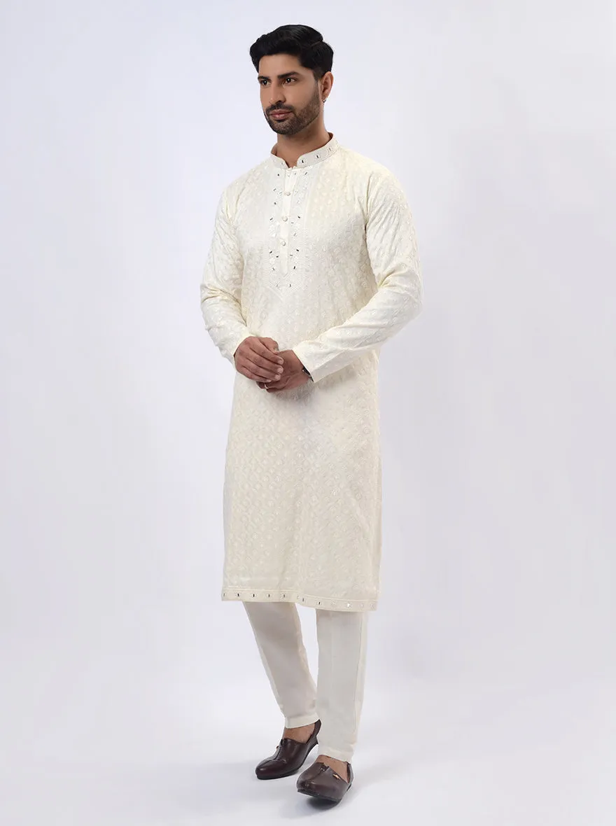 Off-White Kurta Pajama | TULA