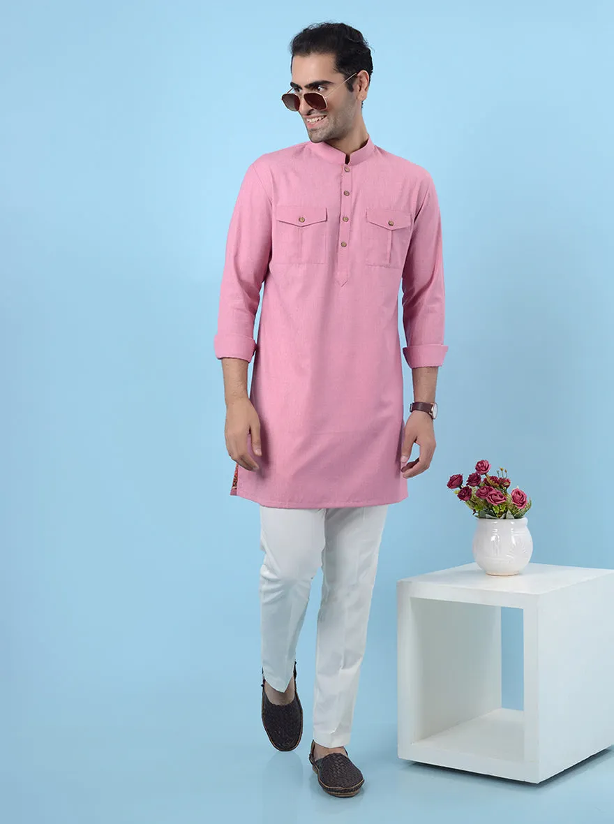 Pink  Kurta Pajama | Azania